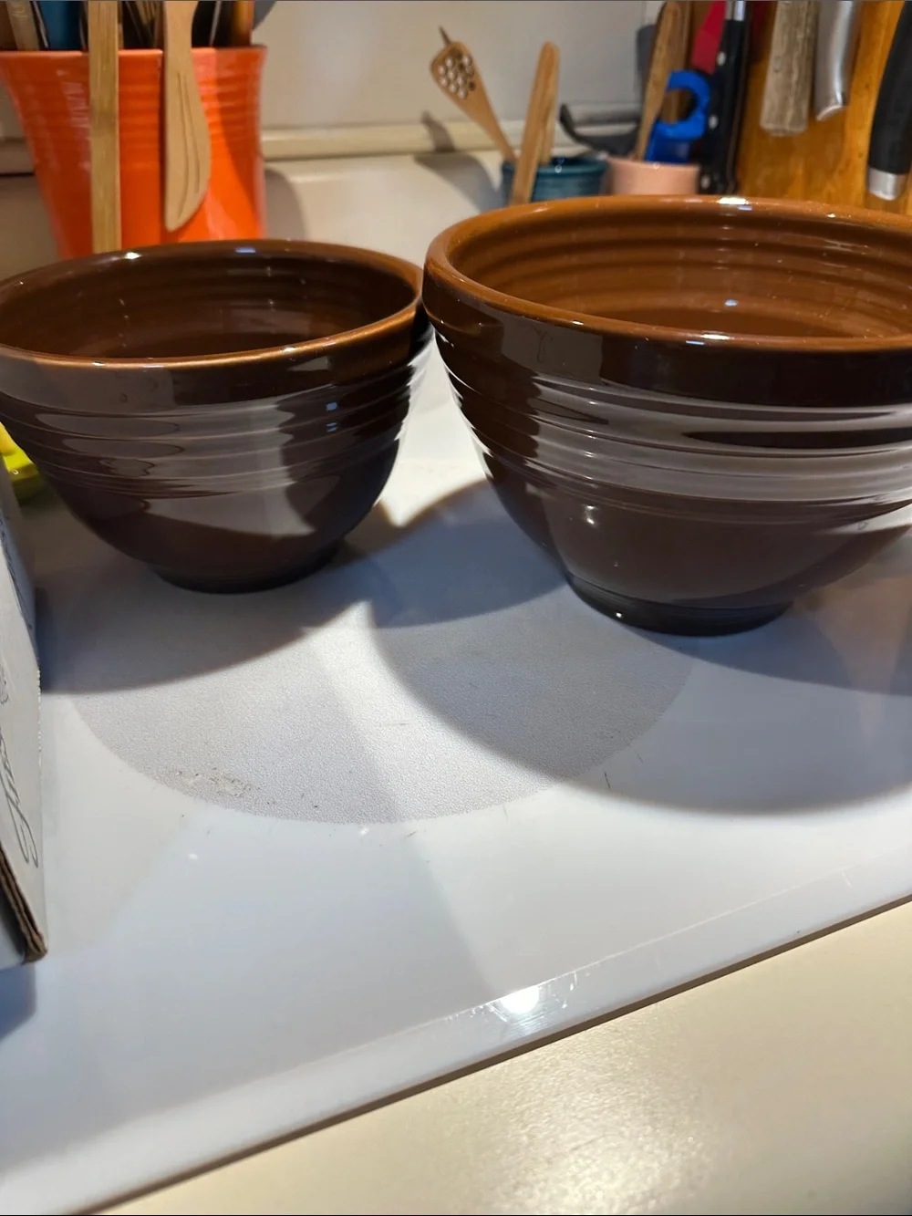 Fiesta Chocolate Brown 2-Piece Prep Bowl Set